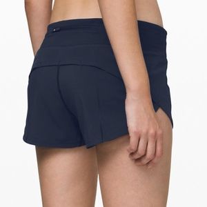 Navy Blue Lululemon Shorts